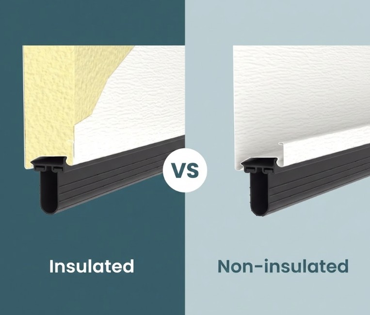 Sectional View of Insulated Door